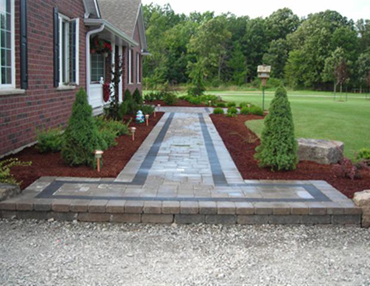 front entrance landscaping dunnville niagara hamilton burlington st anns